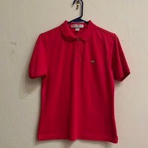 Masters Collection ladies medium red polo